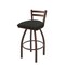 Holland Bar Stool Co 25" Low Back Swivel Counter Stool, Bronze Finish, Canter Iron Seat 41125BZ008 - alternate 1